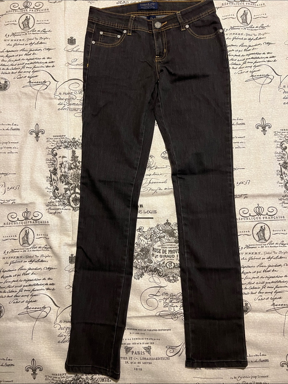 Romeo & Juliet Couture Black Skinny Women's Jeans